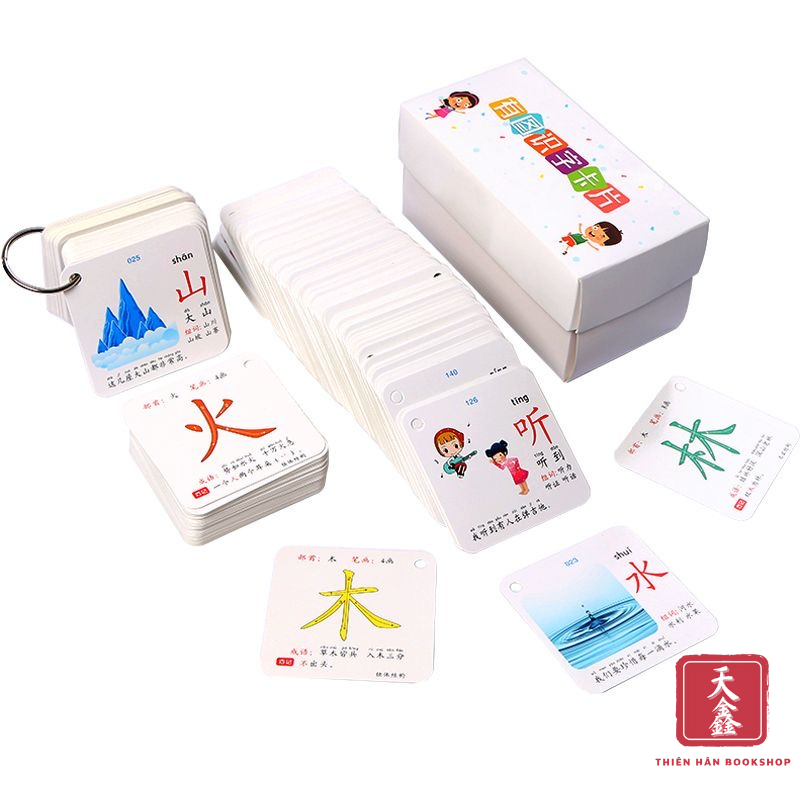 Flashcard tượng hình 4 level 1000 thẻ