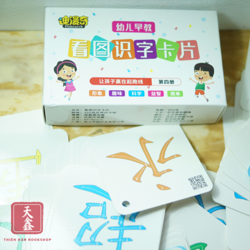 Flashcard tượng hình 4 level 1000 thẻ